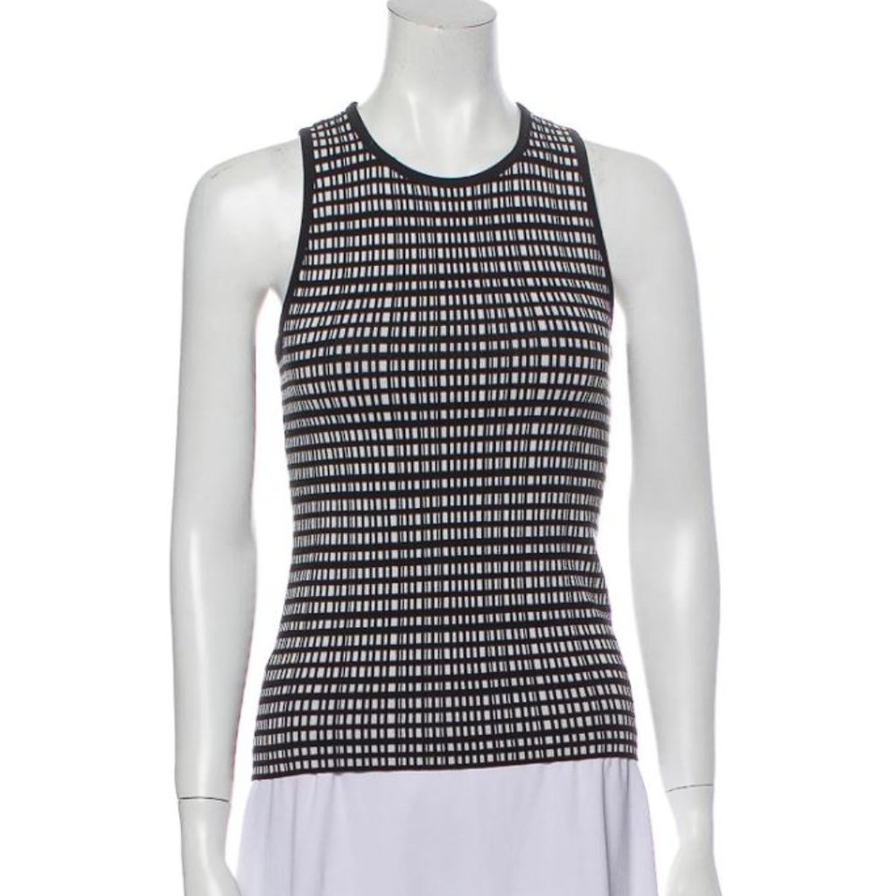 Theory Printed Crew Neck Top w/ Tags
